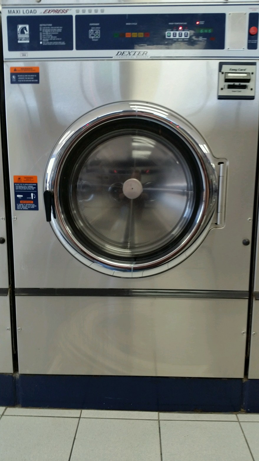 Dexter T750 Express 50LB Washers, Pre-Owned Commercial Laundry Equipment -  Coin Operated Washers